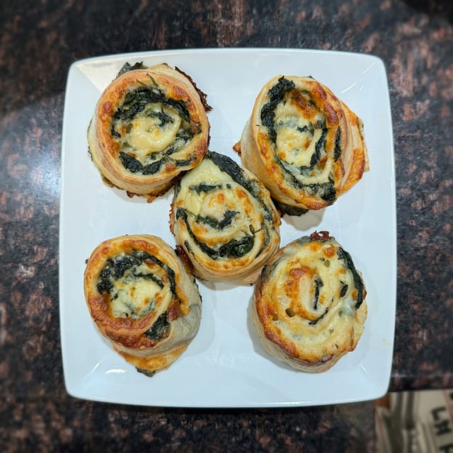 Spinach Pinwheel.